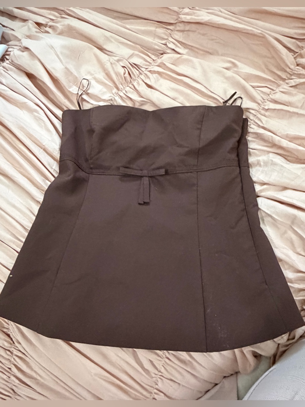 Zara Brown Tube Top